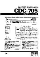 Yamaha CDC-705 - Service Manual 